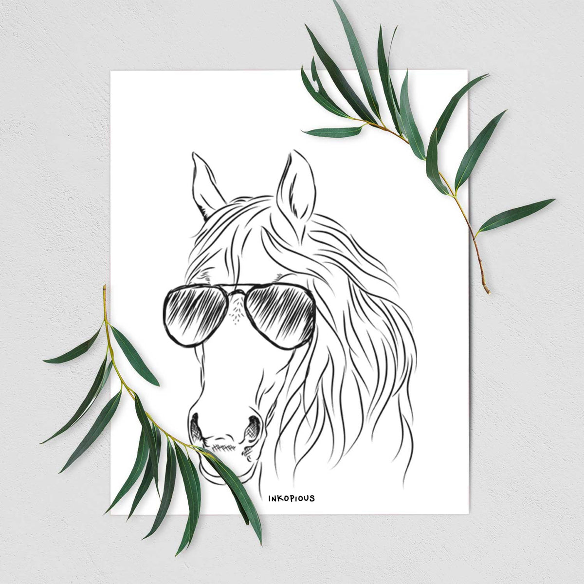 Aria the Horse Art Print