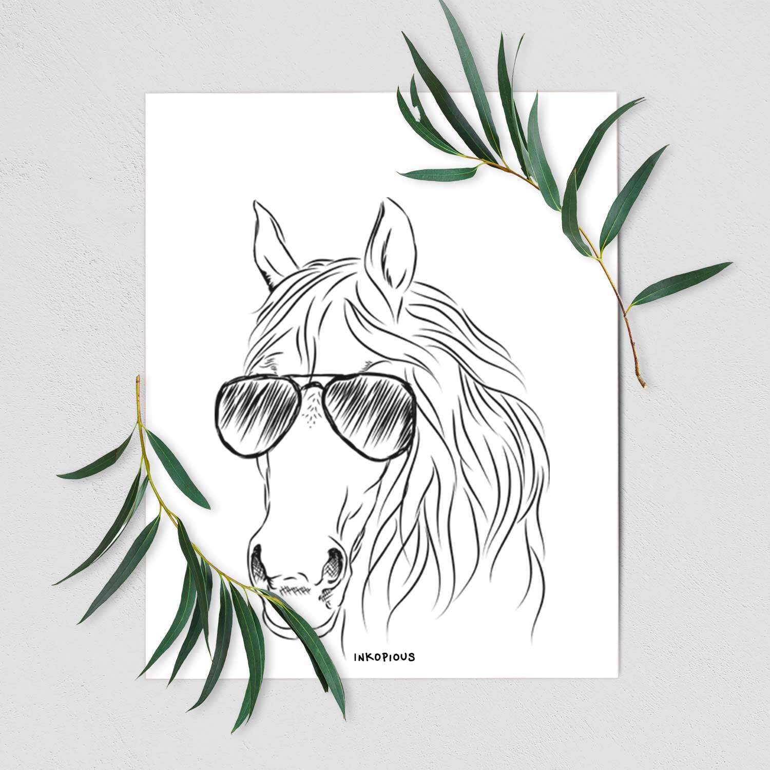 Aria the Horse Art Print