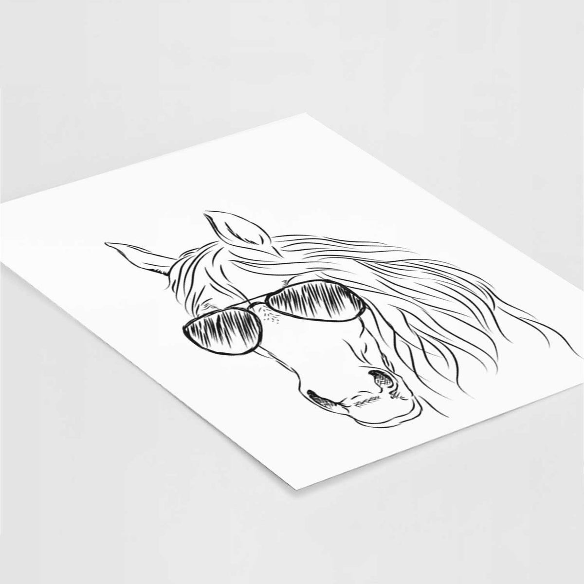 Aria the Horse Art Print