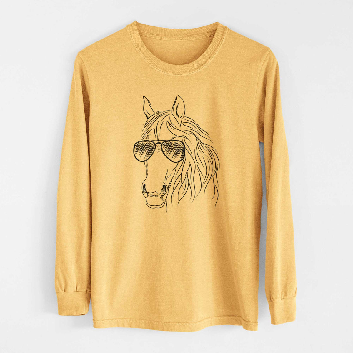 Aviators Aria the Horse - Heavyweight 100% Cotton Long Sleeve