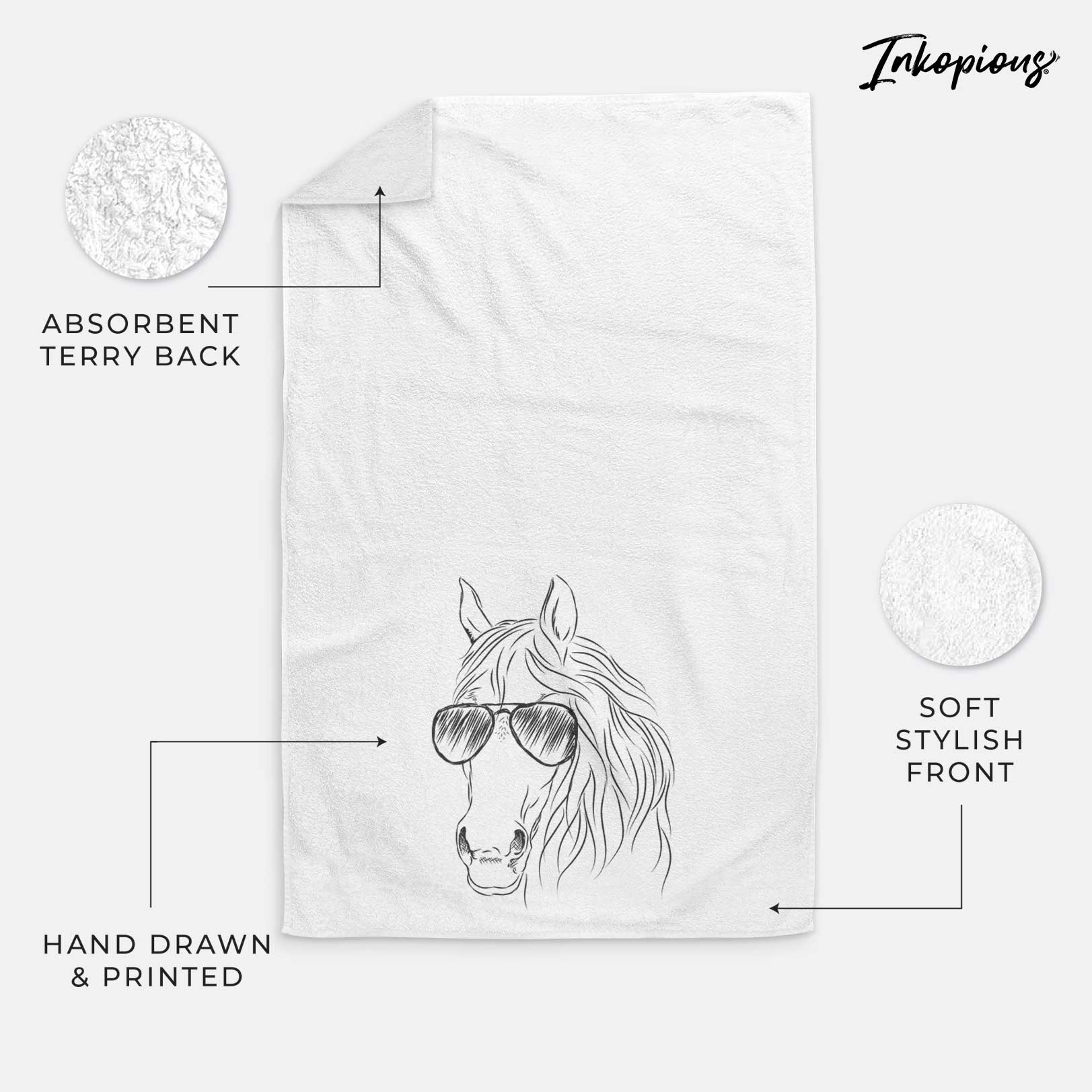 Aria the Horse Decorative Hand Towel