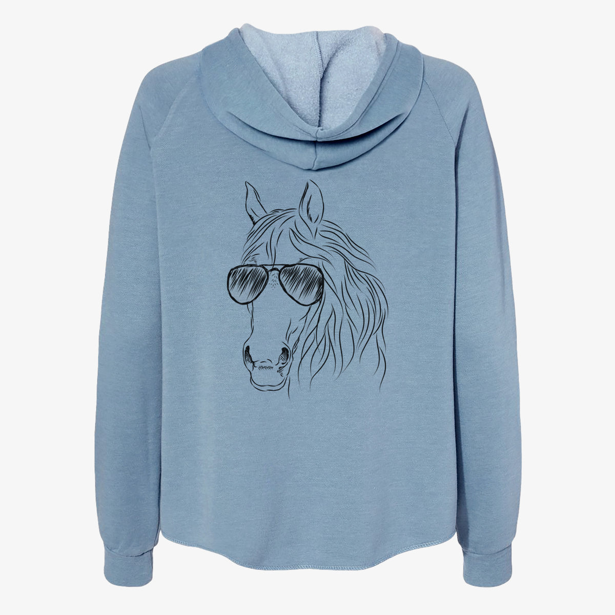 Aria the Horse - Women's Cali Wave Zip-Up Sweatshirt