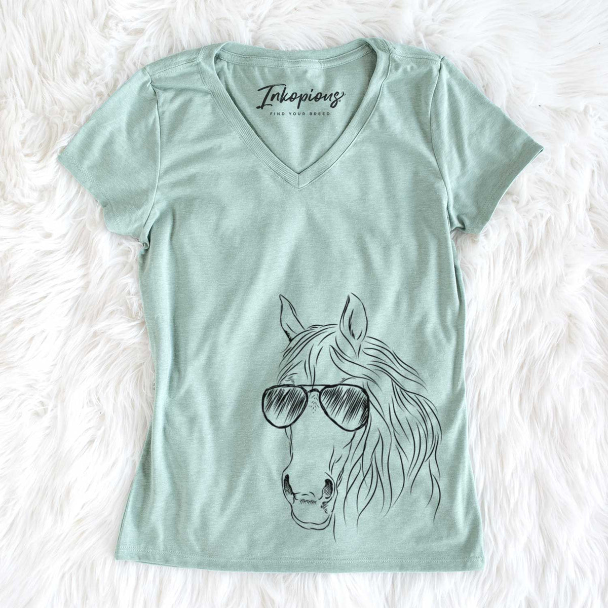 Aria the Horse - Women's V-neck Shirt