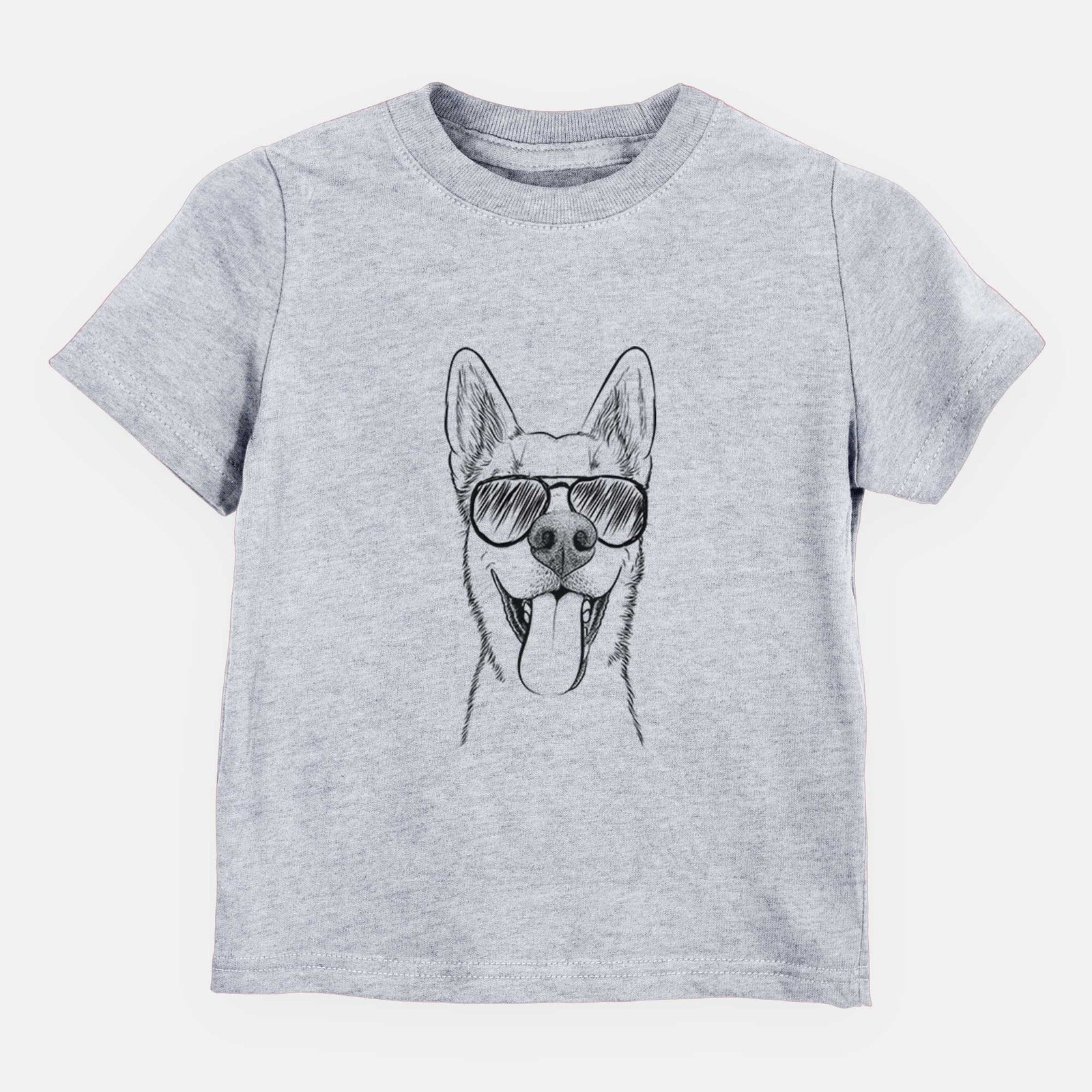 Aviator Arlo the Husky Shepherd Mix - Kids/Youth/Toddler Shirt