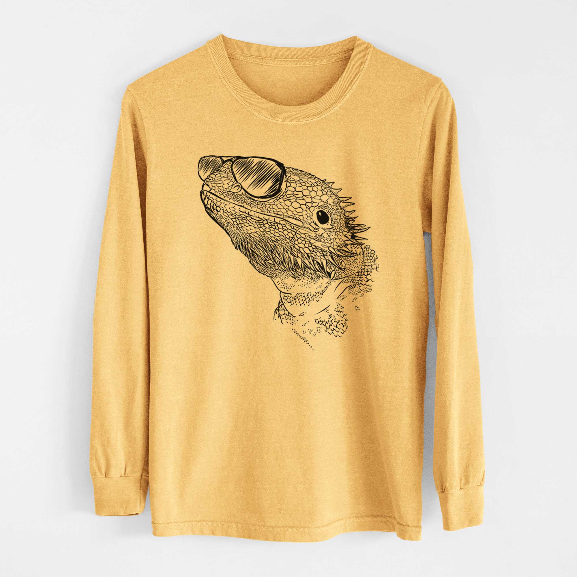 Aviators Ash the Bearded Dragon - Heavyweight 100% Cotton Long Sleeve