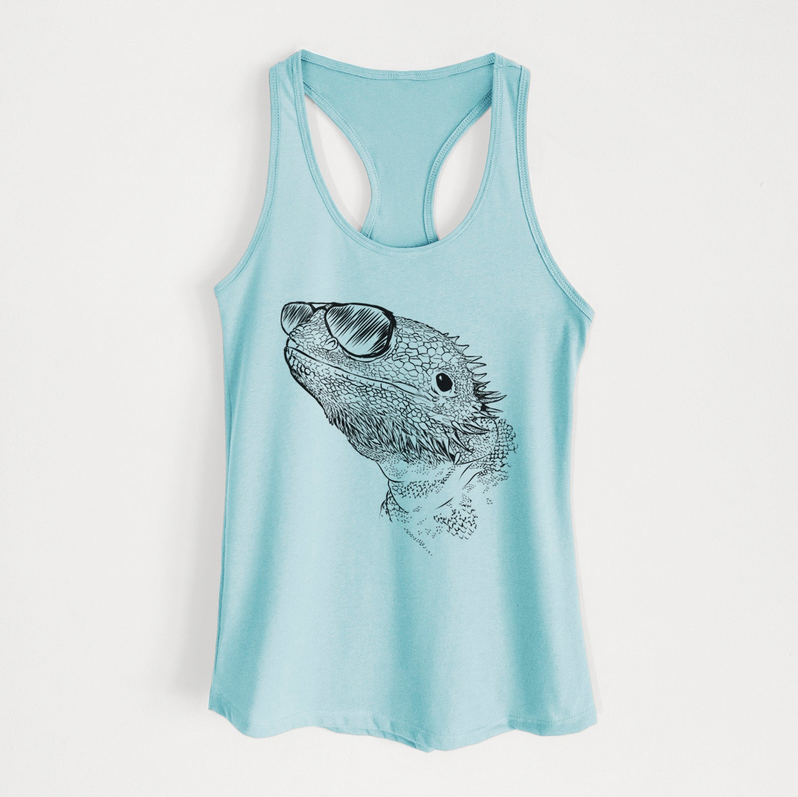 Ash the Bearded Dragon - Women's Racerback Tanktop