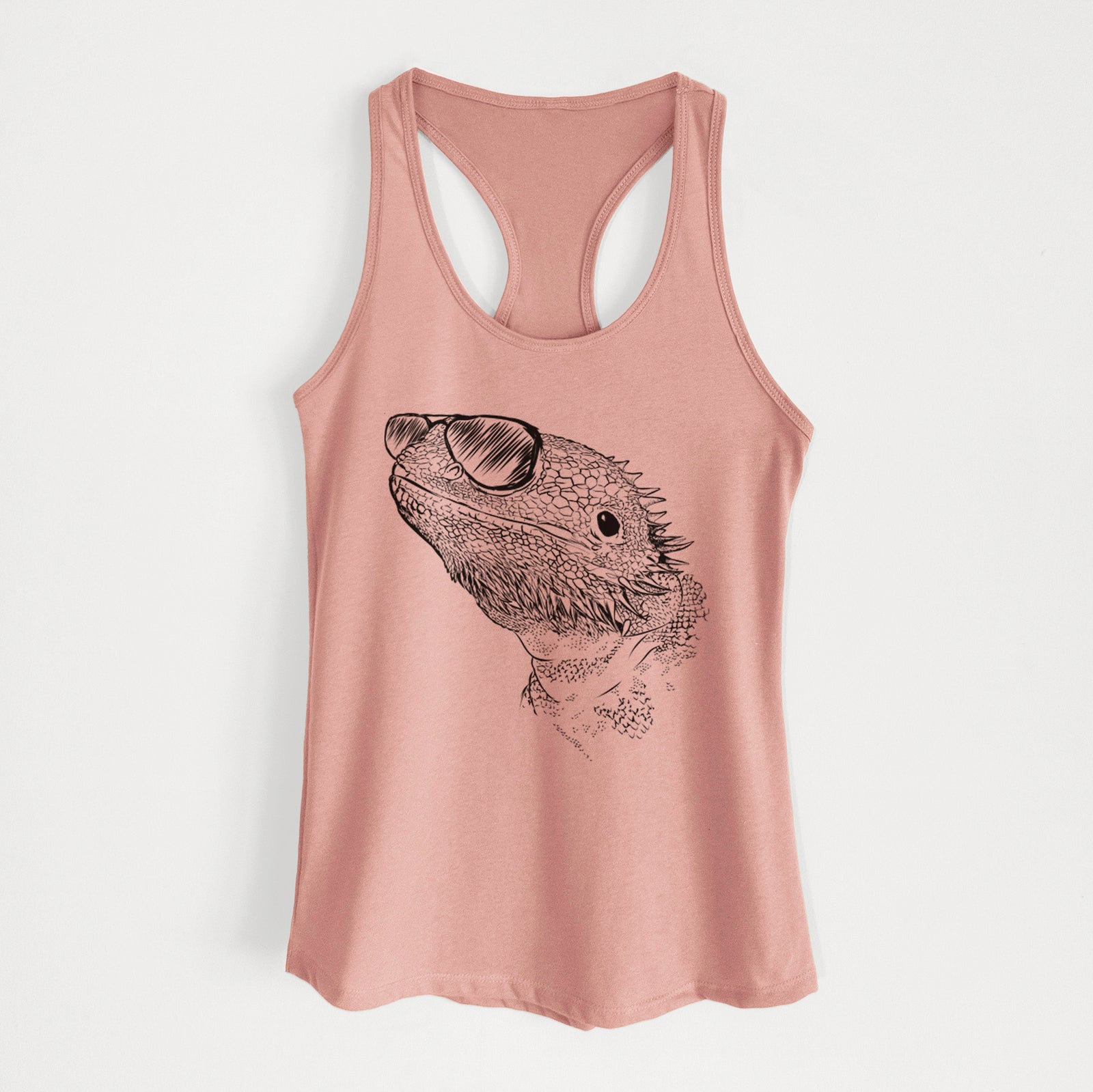 Ash the Bearded Dragon - Women's Racerback Tanktop