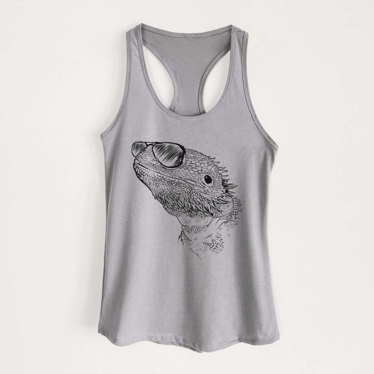 Ash the Bearded Dragon - Women's Racerback Tanktop