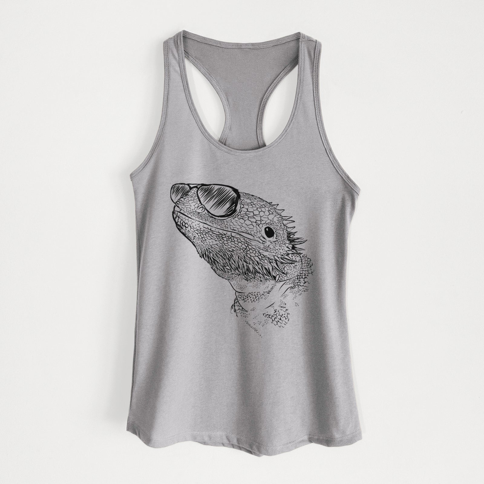 Ash the Bearded Dragon - Women's Racerback Tanktop