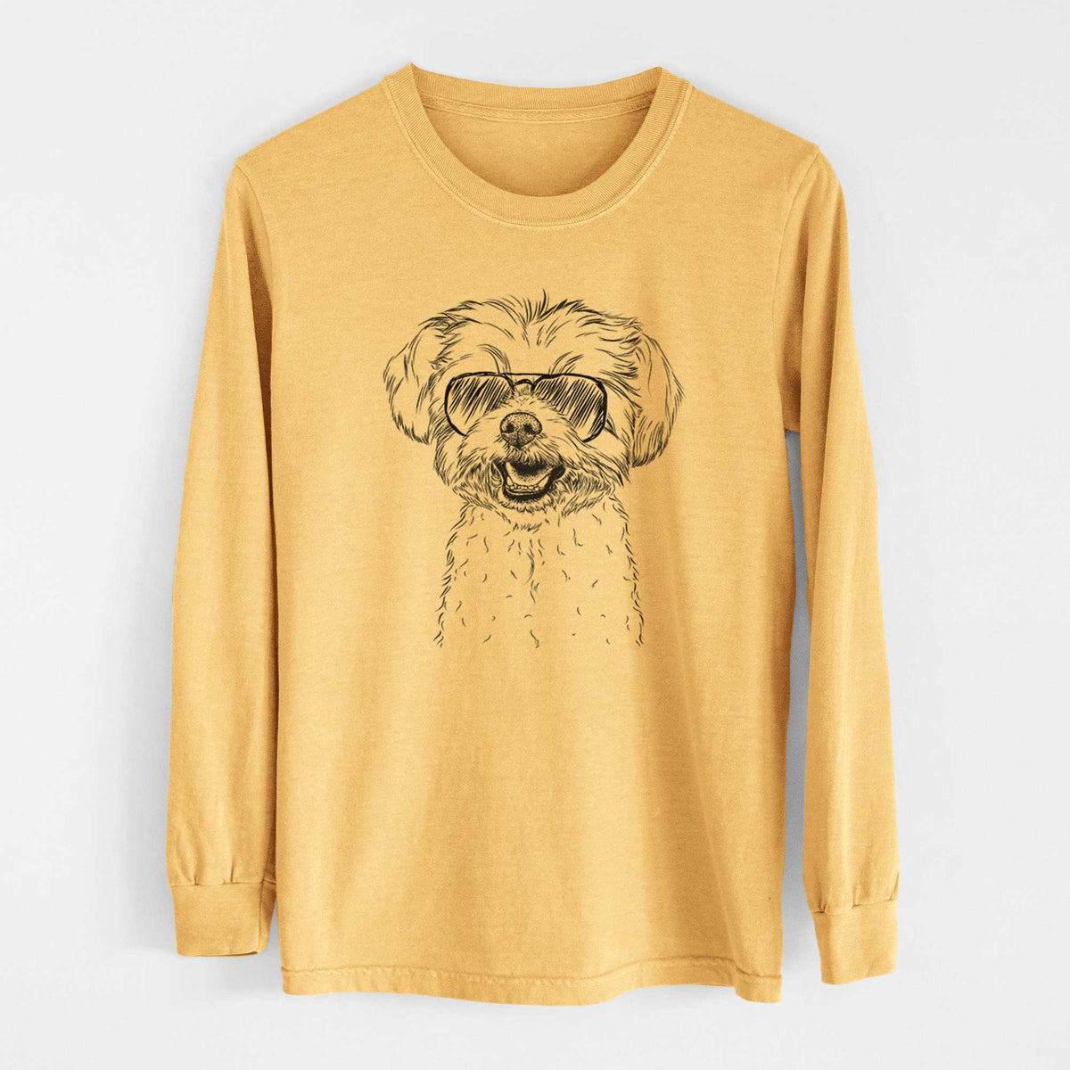 Aviators Aspen the Morkie - Heavyweight 100% Cotton Long Sleeve