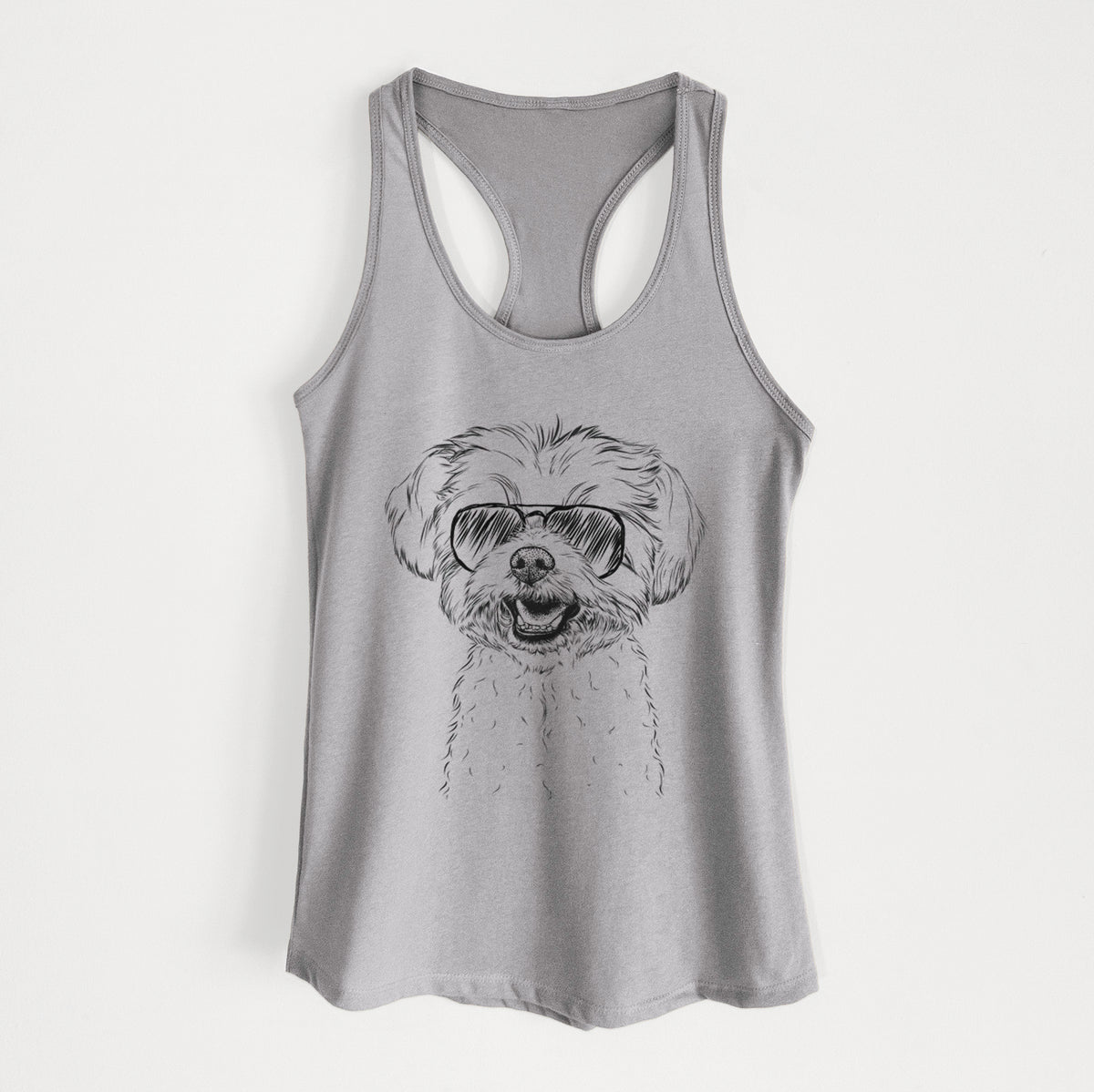 Aspen the Morkie - Women's Racerback Tanktop