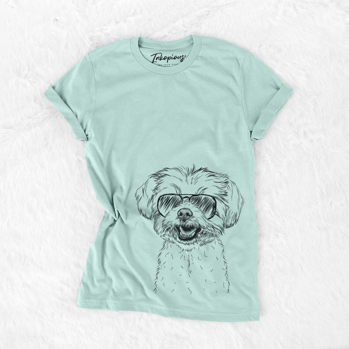 Aviator Aspen the Morkie - Unisex Crewneck