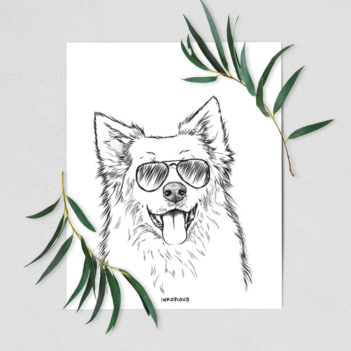 Aspenita the Mixed Breed Art Print