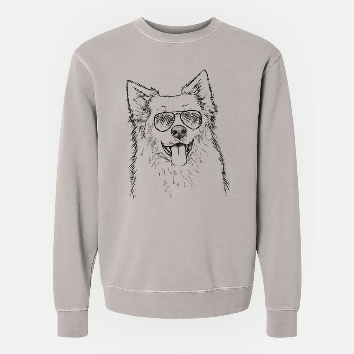 Aviator Aspenita the Mixed Breed - Unisex Pigment Dyed Crew Sweatshirt