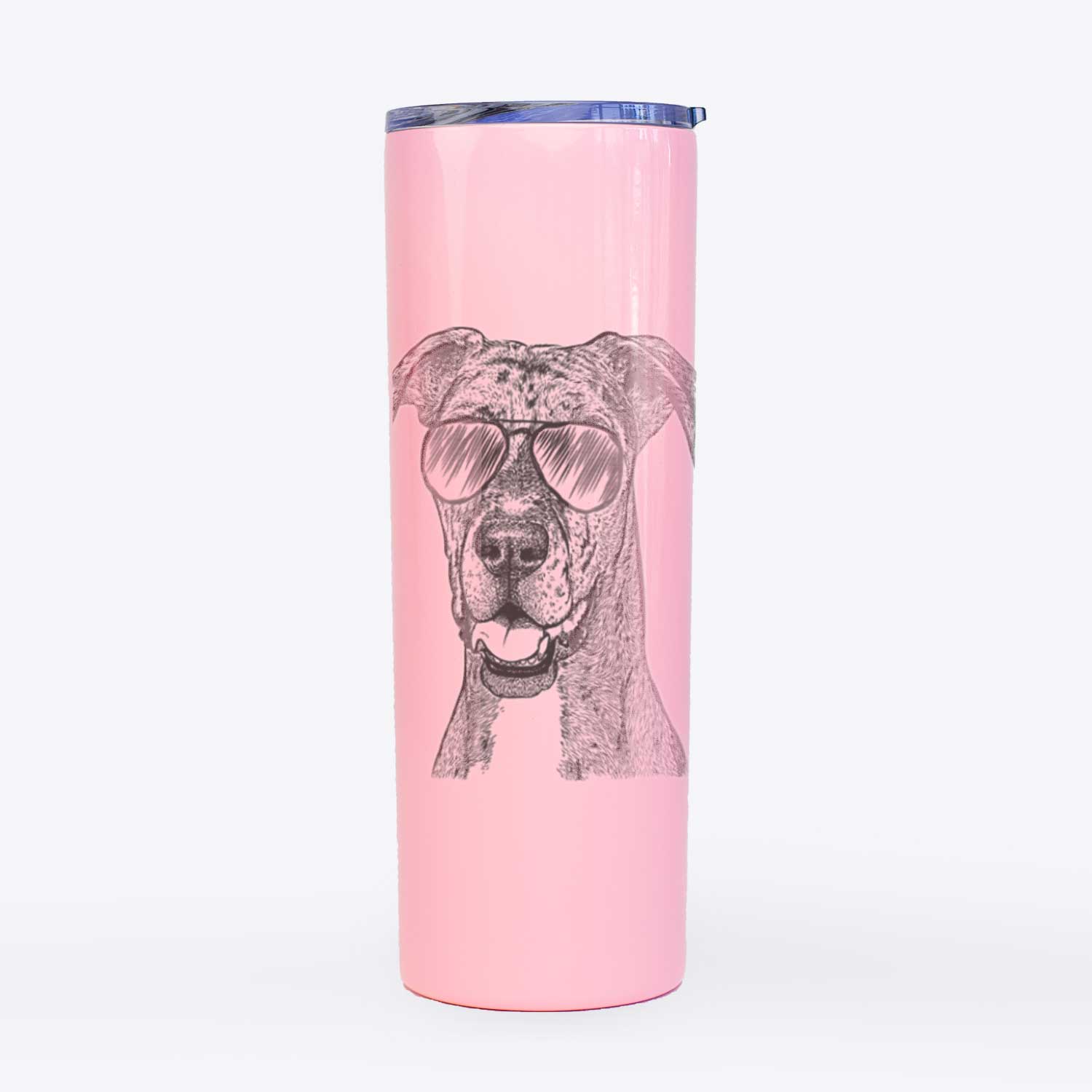 Athena the Merle Great Dane - 20oz Skinny Tumbler