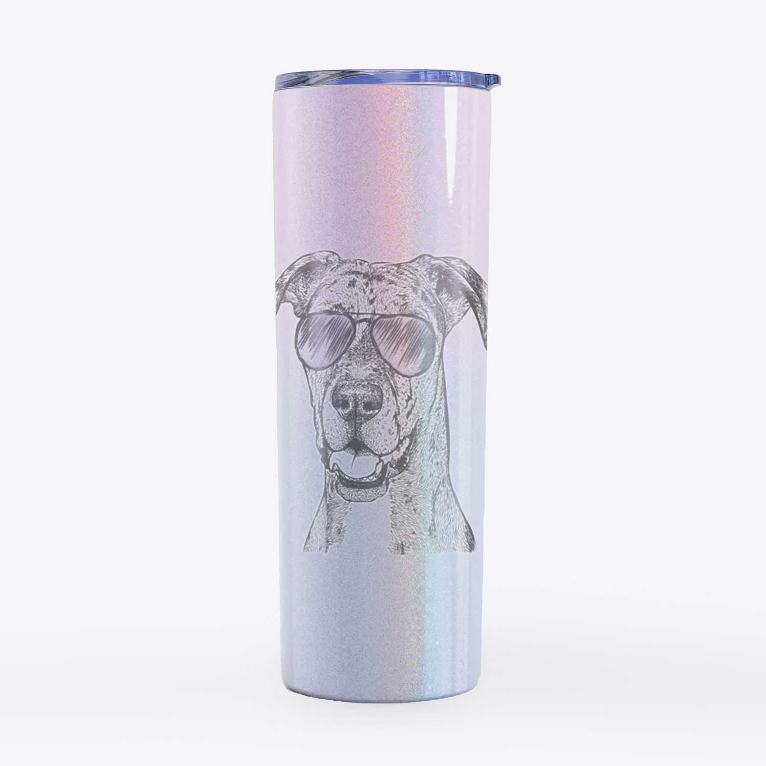 Athena the Merle Great Dane - 20oz Skinny Tumbler