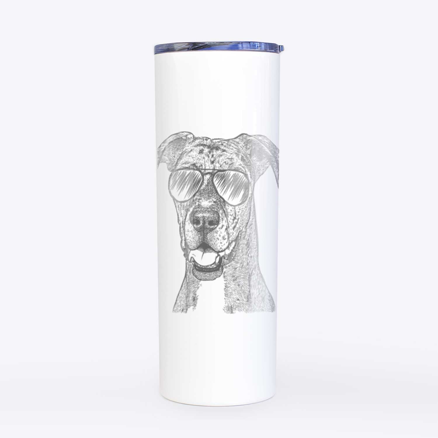 Athena the Merle Great Dane - 20oz Skinny Tumbler