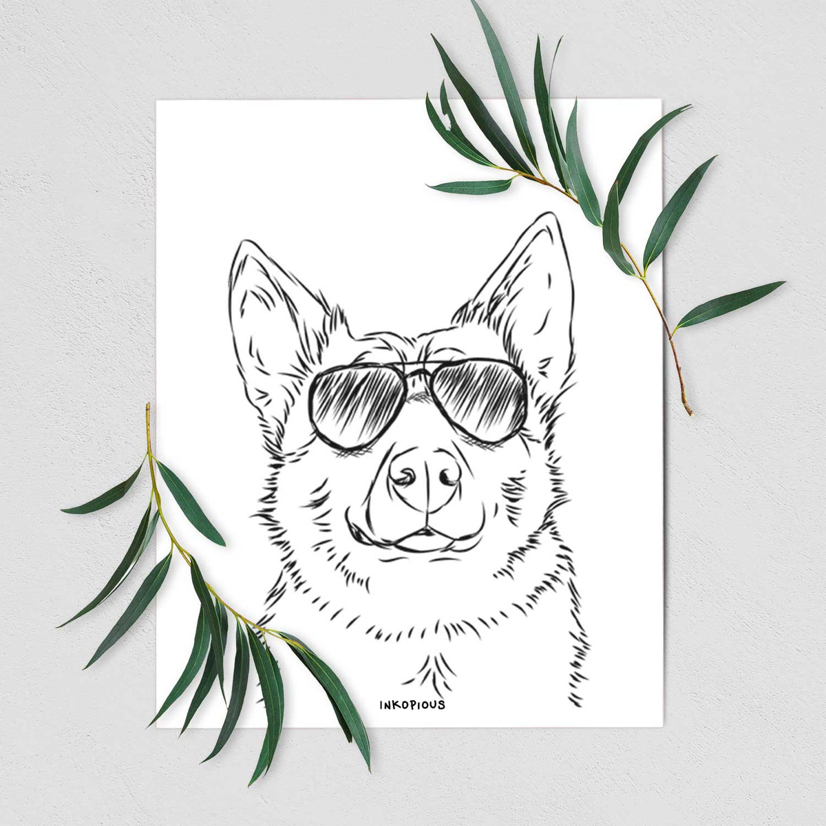 Austin the Heeler Art Print