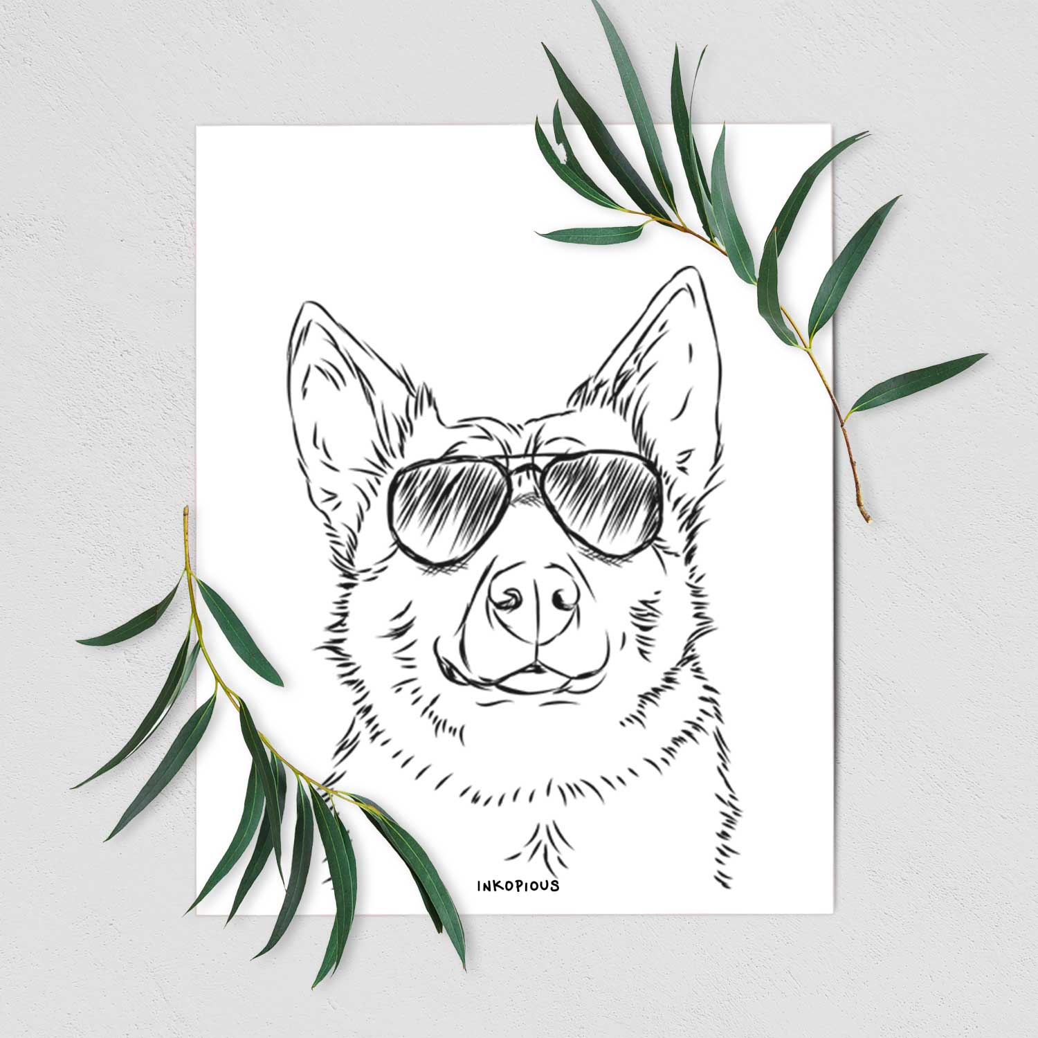 Austin the Heeler Art Print