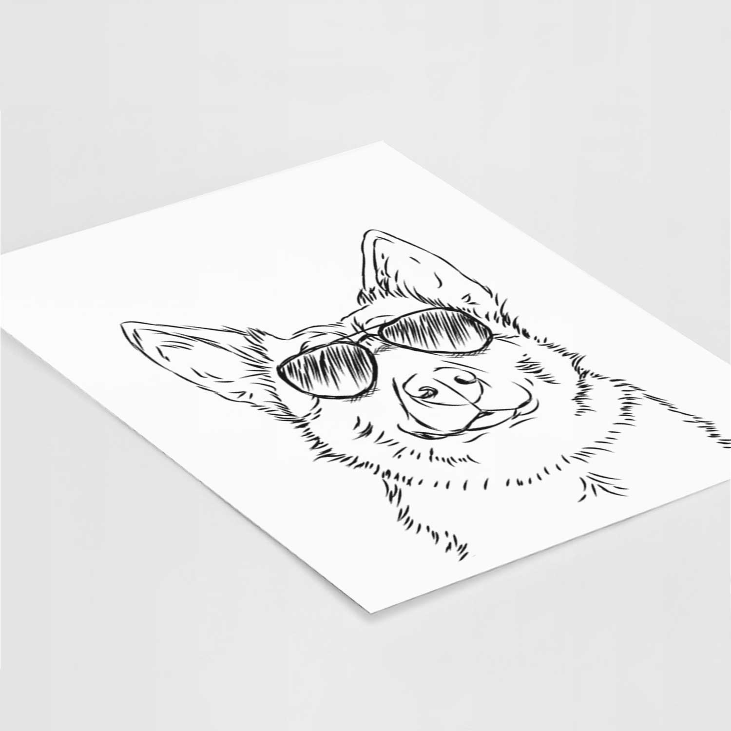 Austin the Heeler Art Print