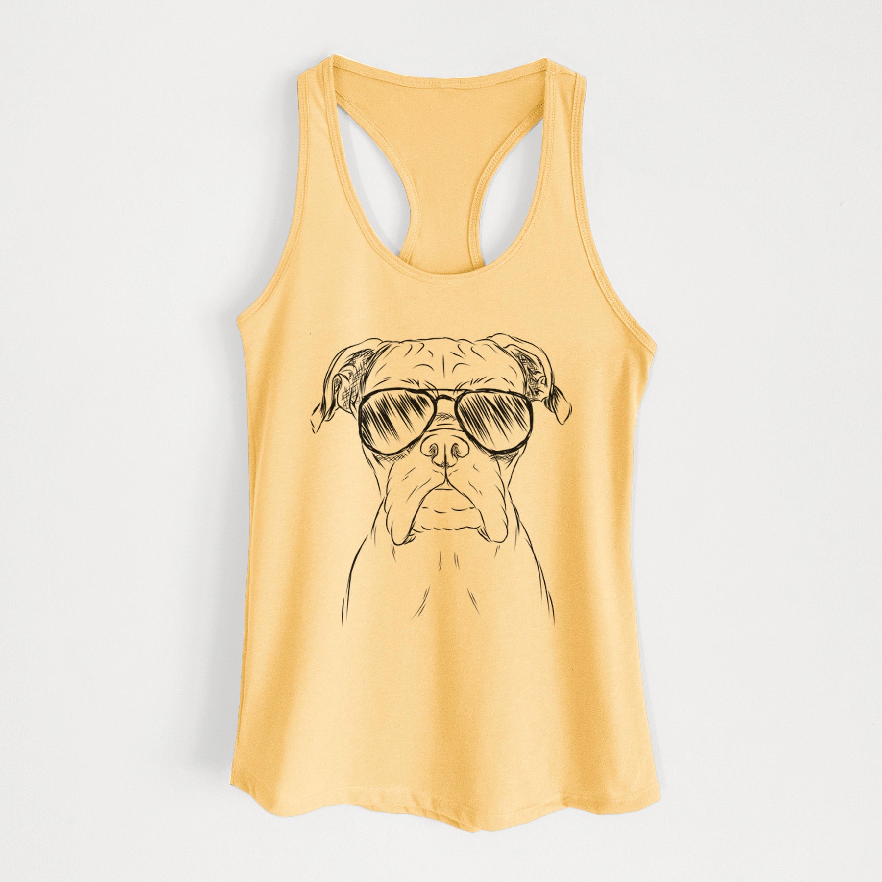 Axel the Boxer - Women's Racerback Tanktop