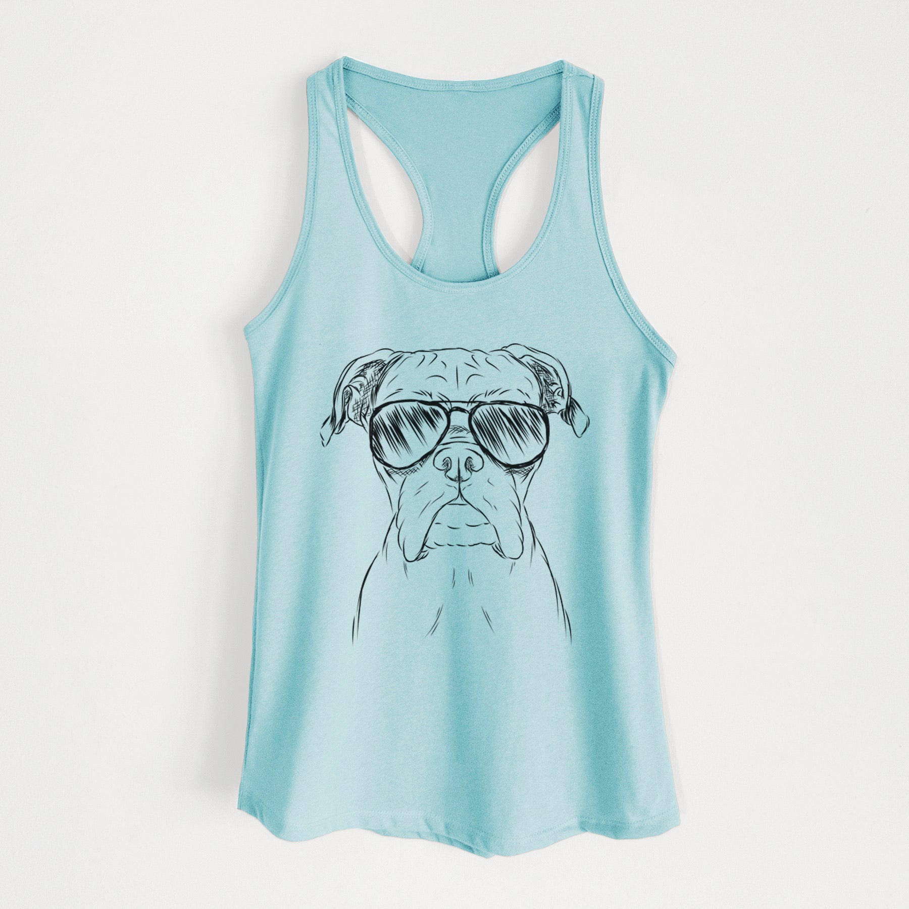 Axel the Boxer - Women's Racerback Tanktop