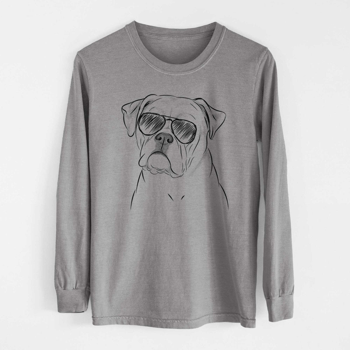 Aviators Babe the AmericanBulldog - Heavyweight 100% Cotton Long Sleeve