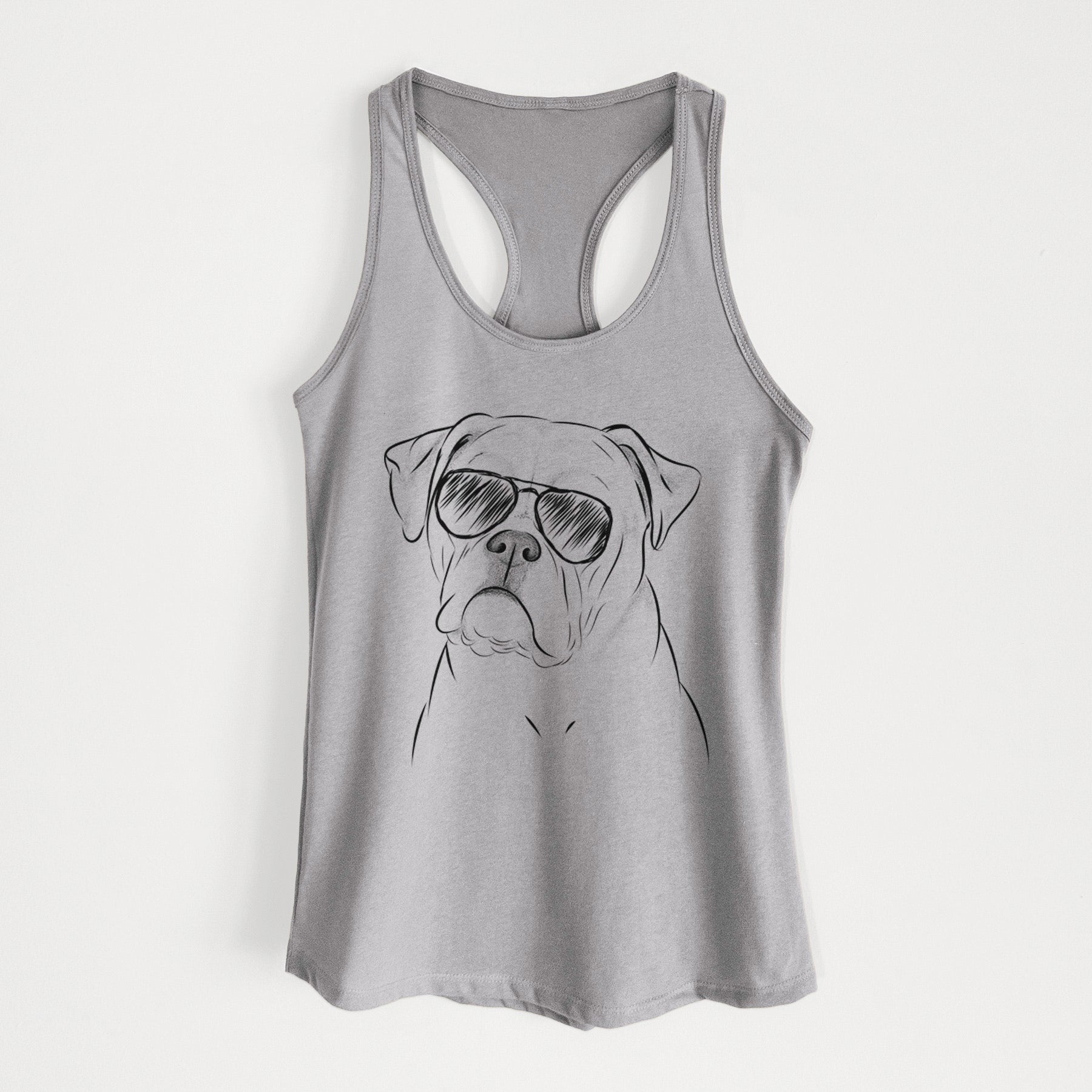 Babe the AmericanBulldog - Women's Racerback Tanktop