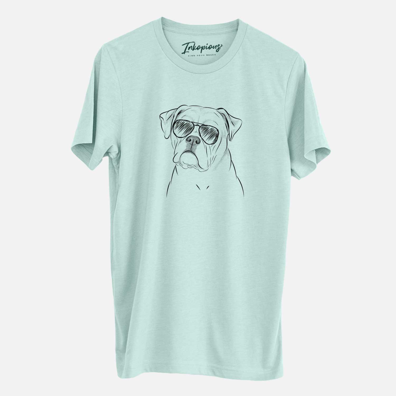 Aviator Babe the AmericanBulldog - Unisex Crewneck