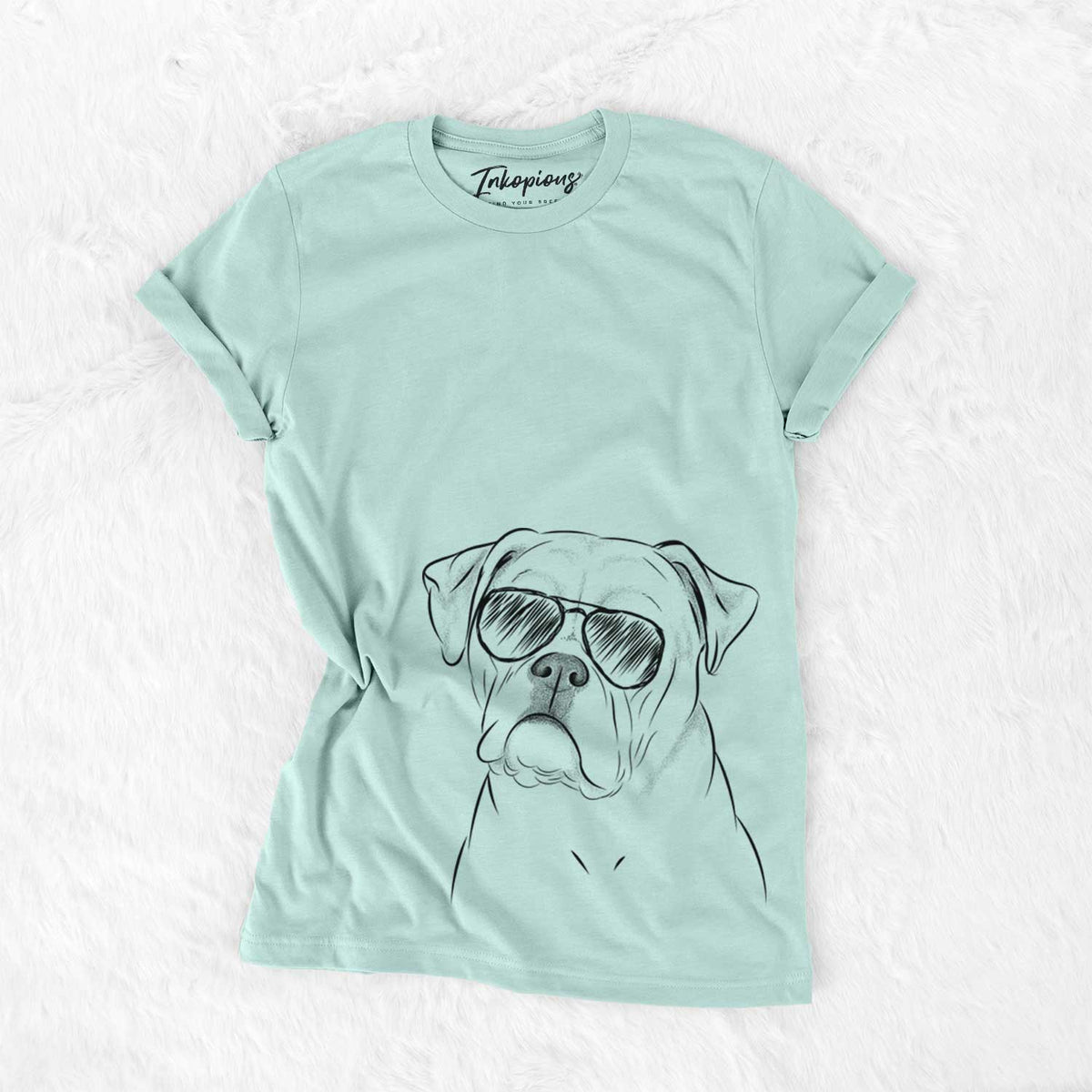 Aviator Babe the AmericanBulldog - Unisex Crewneck