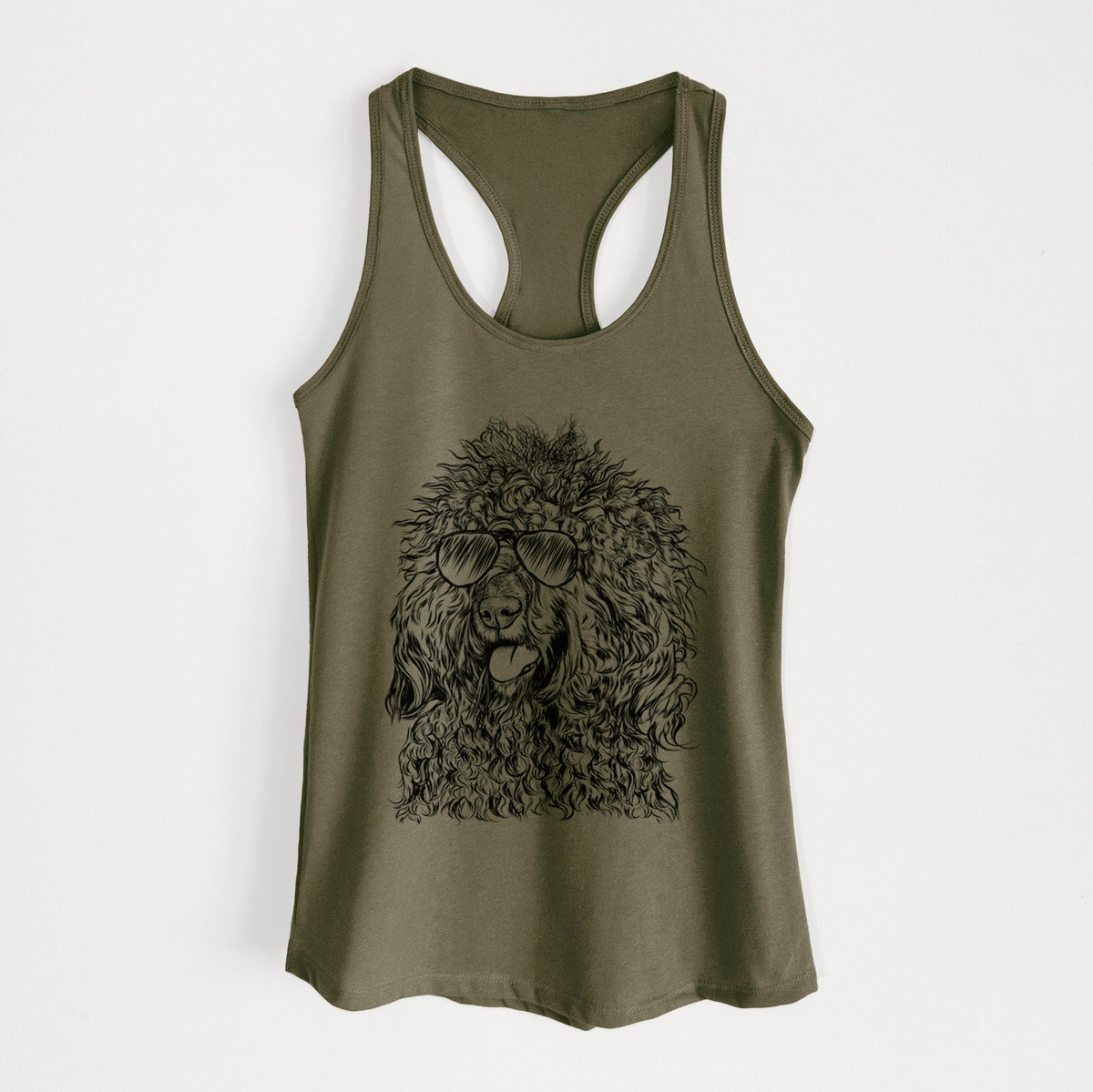 Babs the Barbet - Women's Racerback Tanktop