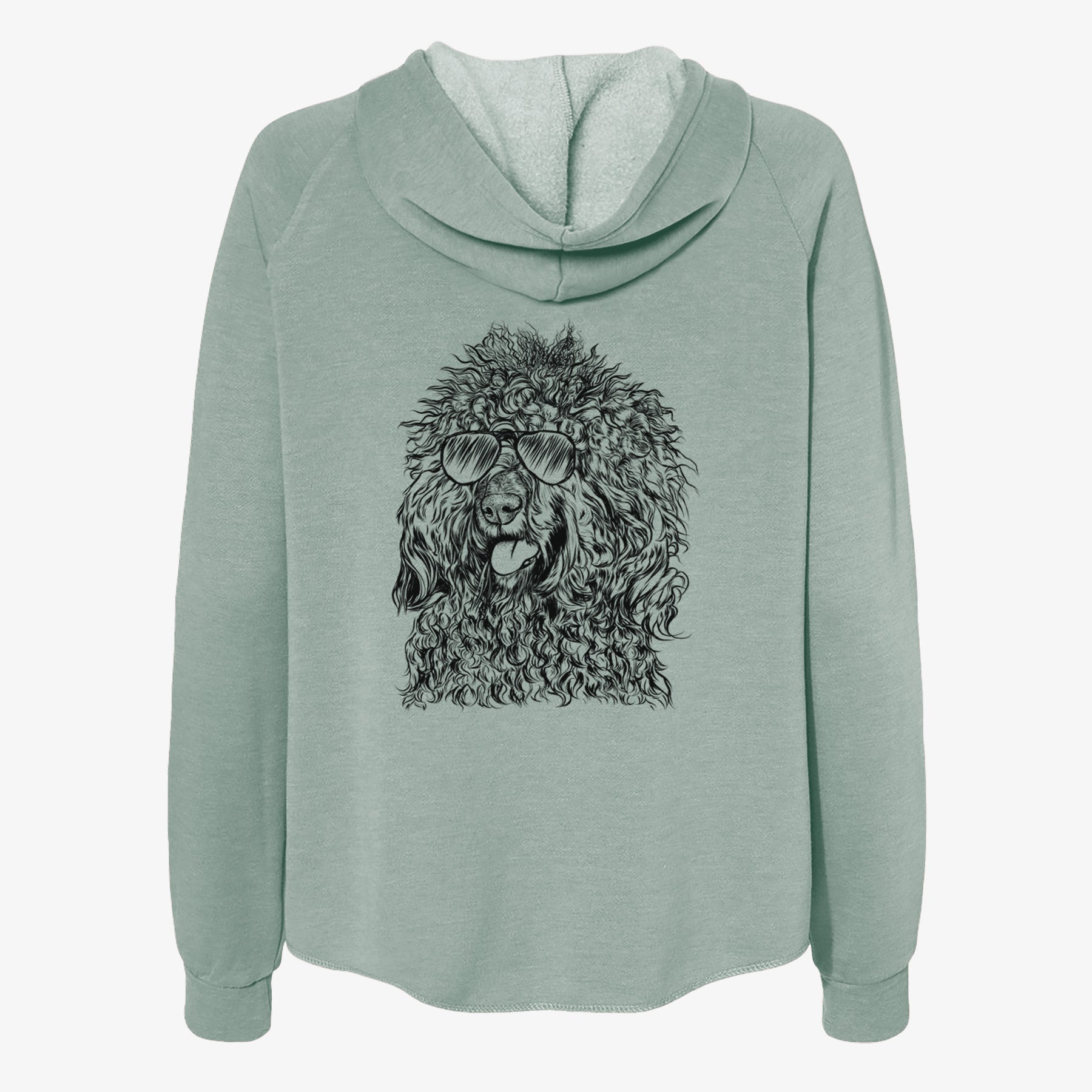 Babs the Barbet - Women's Cali Wave Zip-Up Sweatshirt