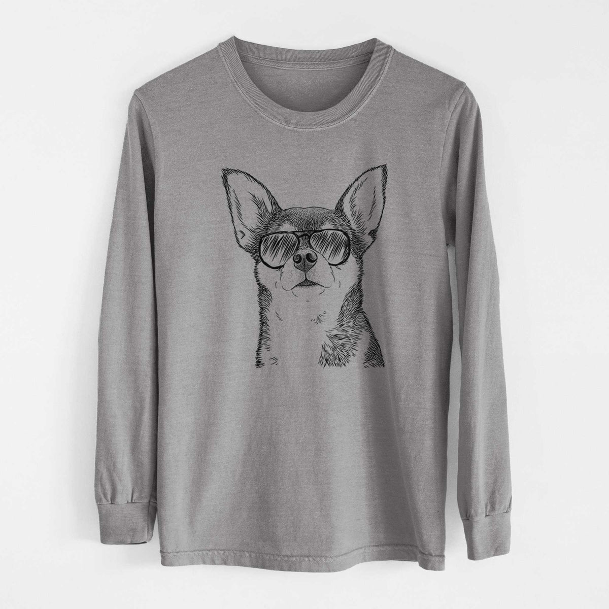 Aviators Baby the Chihuahua - Heavyweight 100% Cotton Long Sleeve