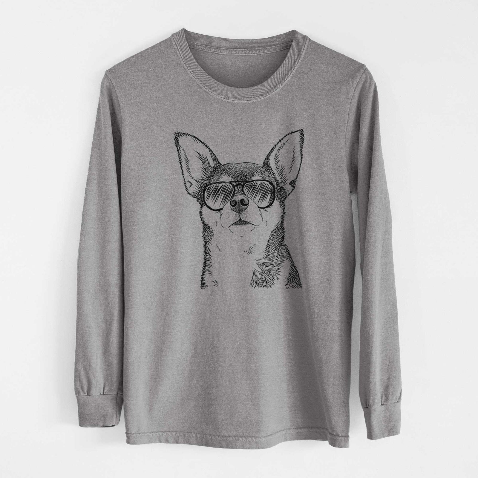 Aviators Baby the Chihuahua - Heavyweight 100% Cotton Long Sleeve