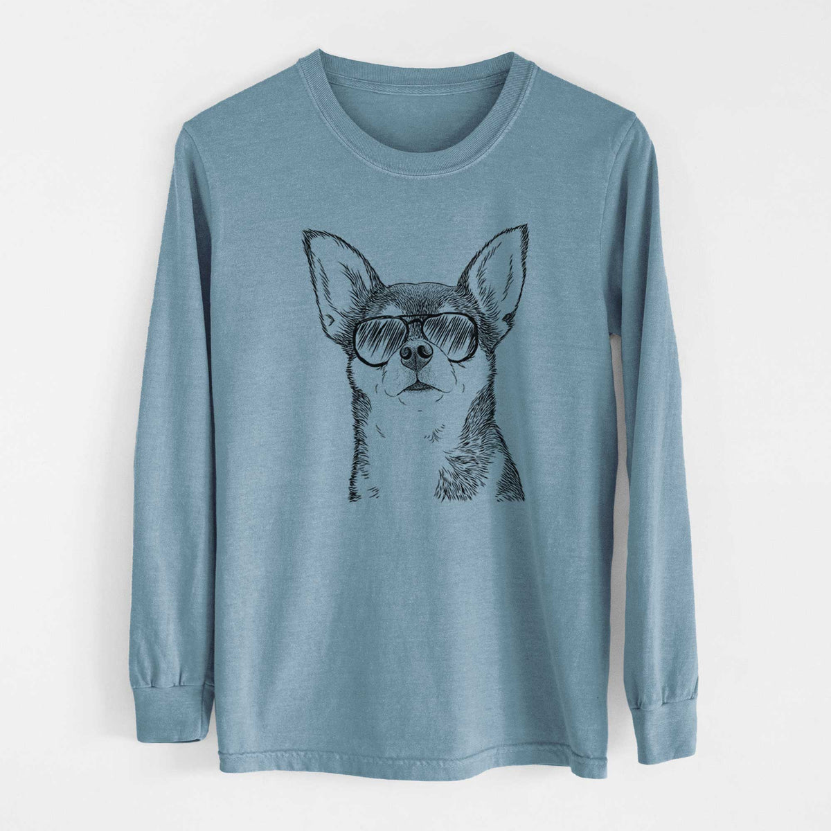 Aviators Baby the Chihuahua - Heavyweight 100% Cotton Long Sleeve