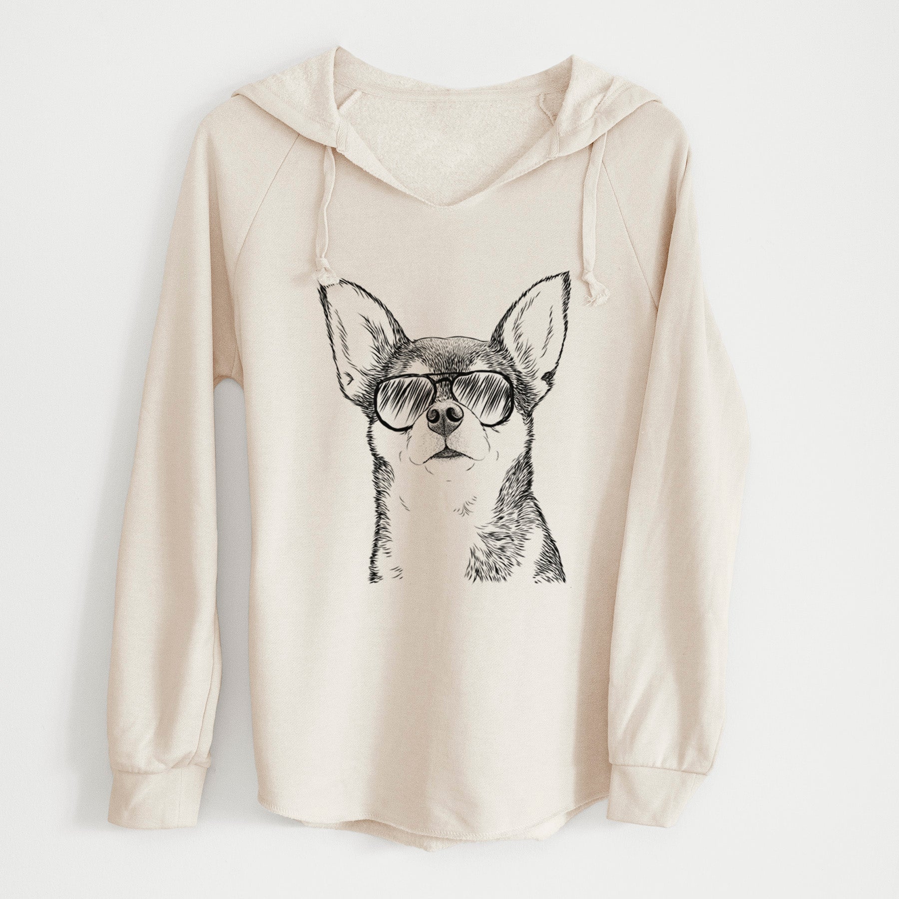 Aviator Baby the Chihuahua - Cali Wave Hooded Sweatshirt