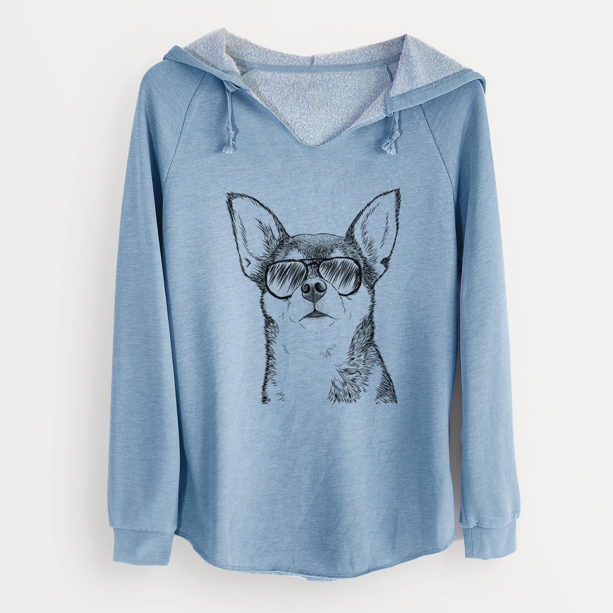 Aviator Baby the Chihuahua - Cali Wave Hooded Sweatshirt