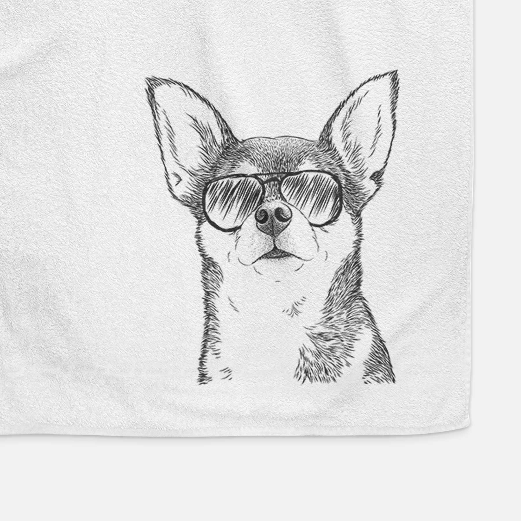 Baby the Chihuahua Decorative Hand Towel