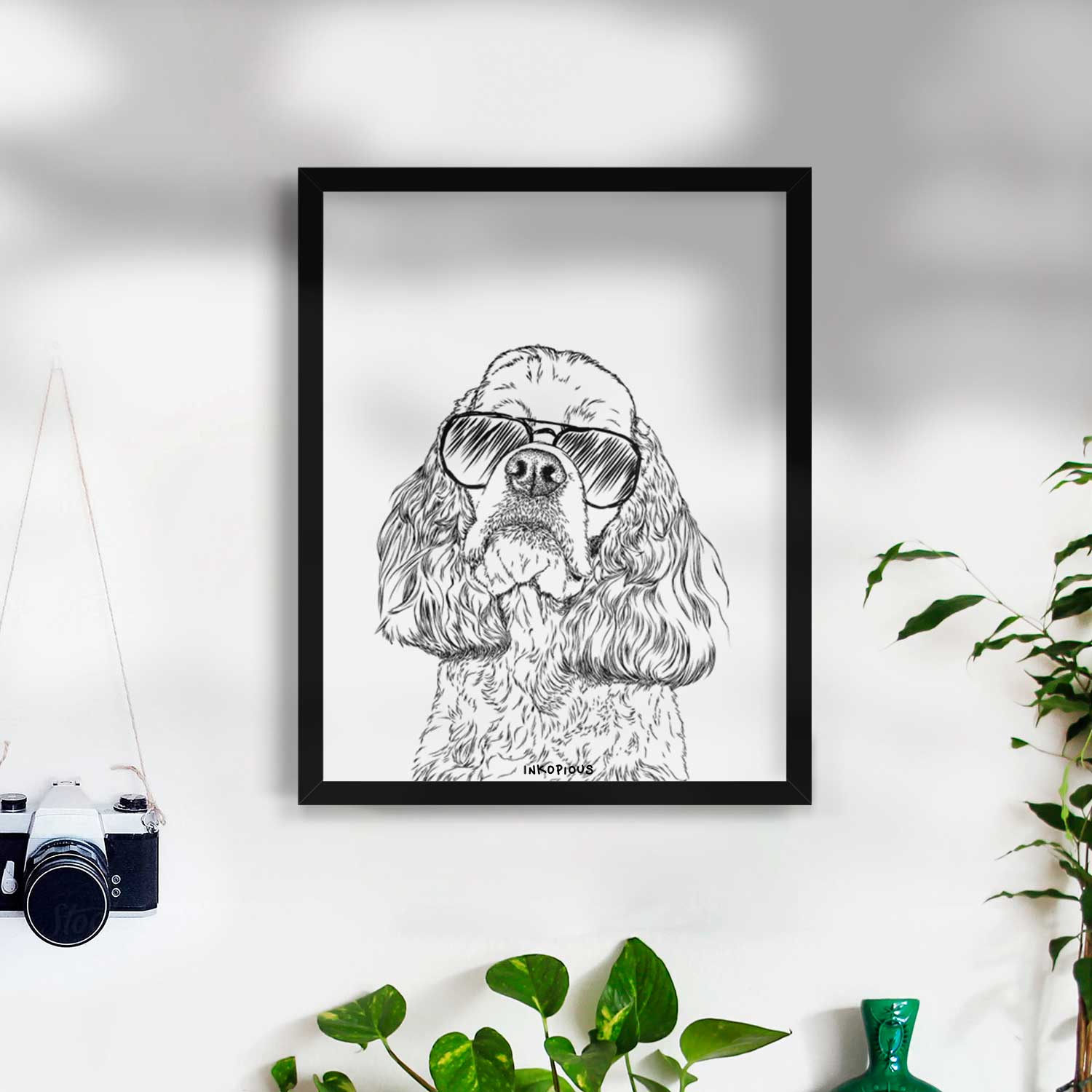 Bailey the American Cocker Spaniel Art Print