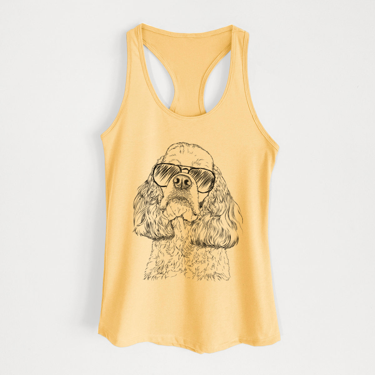 Bailey the American Cocker Spaniel - Women's Racerback Tanktop