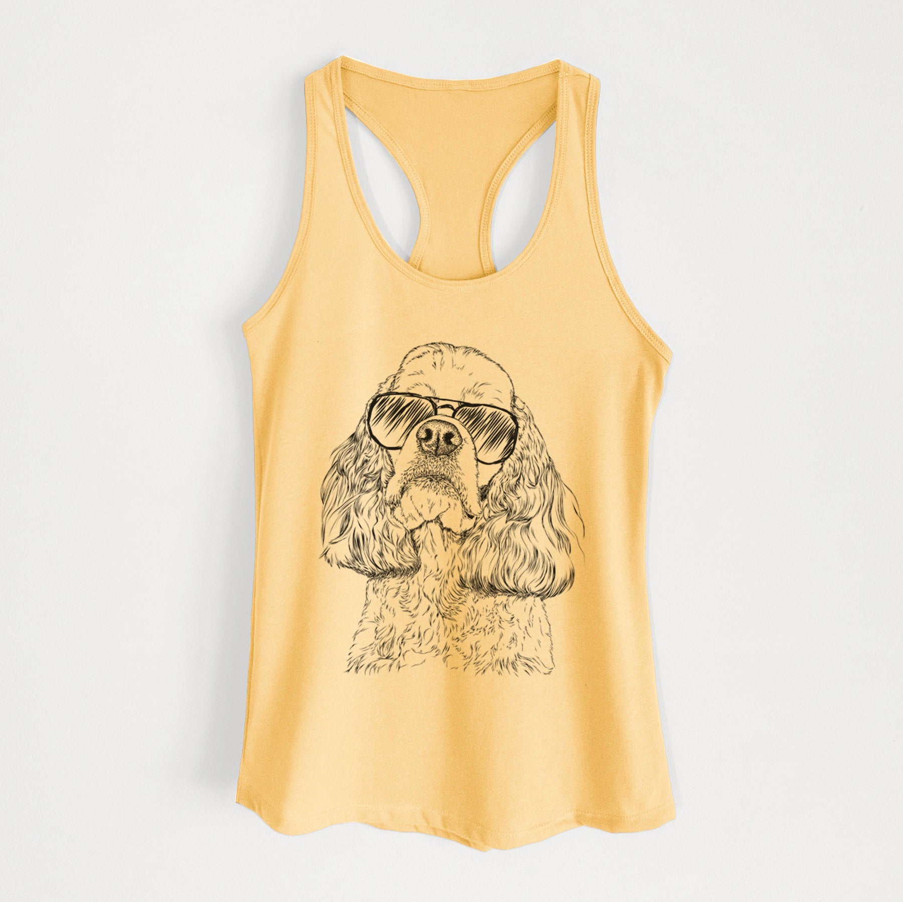 Bailey the American Cocker Spaniel - Women's Racerback Tanktop