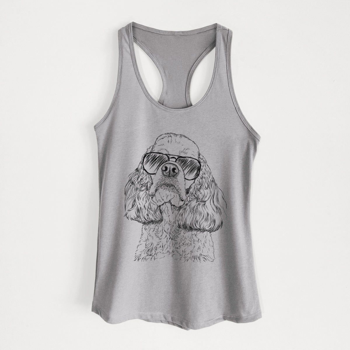 Bailey the American Cocker Spaniel - Women's Racerback Tanktop