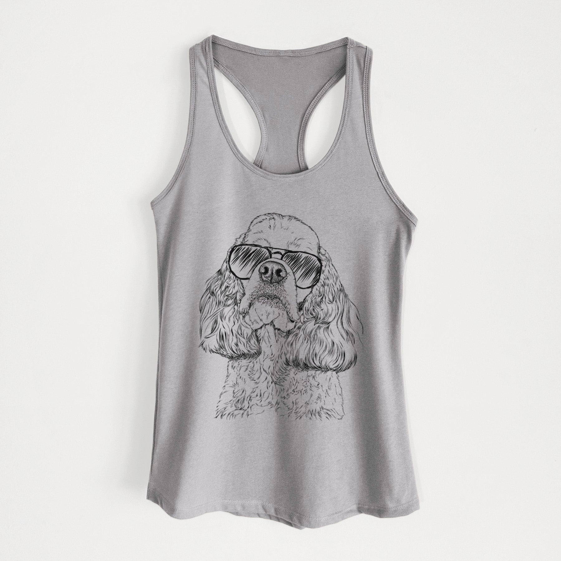 Bailey the American Cocker Spaniel - Women's Racerback Tanktop