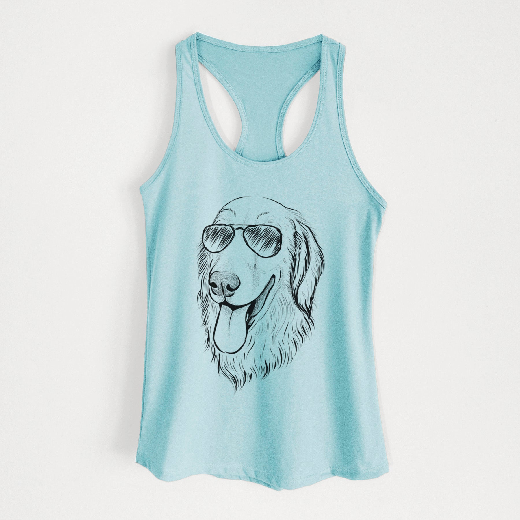 Bailey the Golden Retriever - Women's Racerback Tanktop