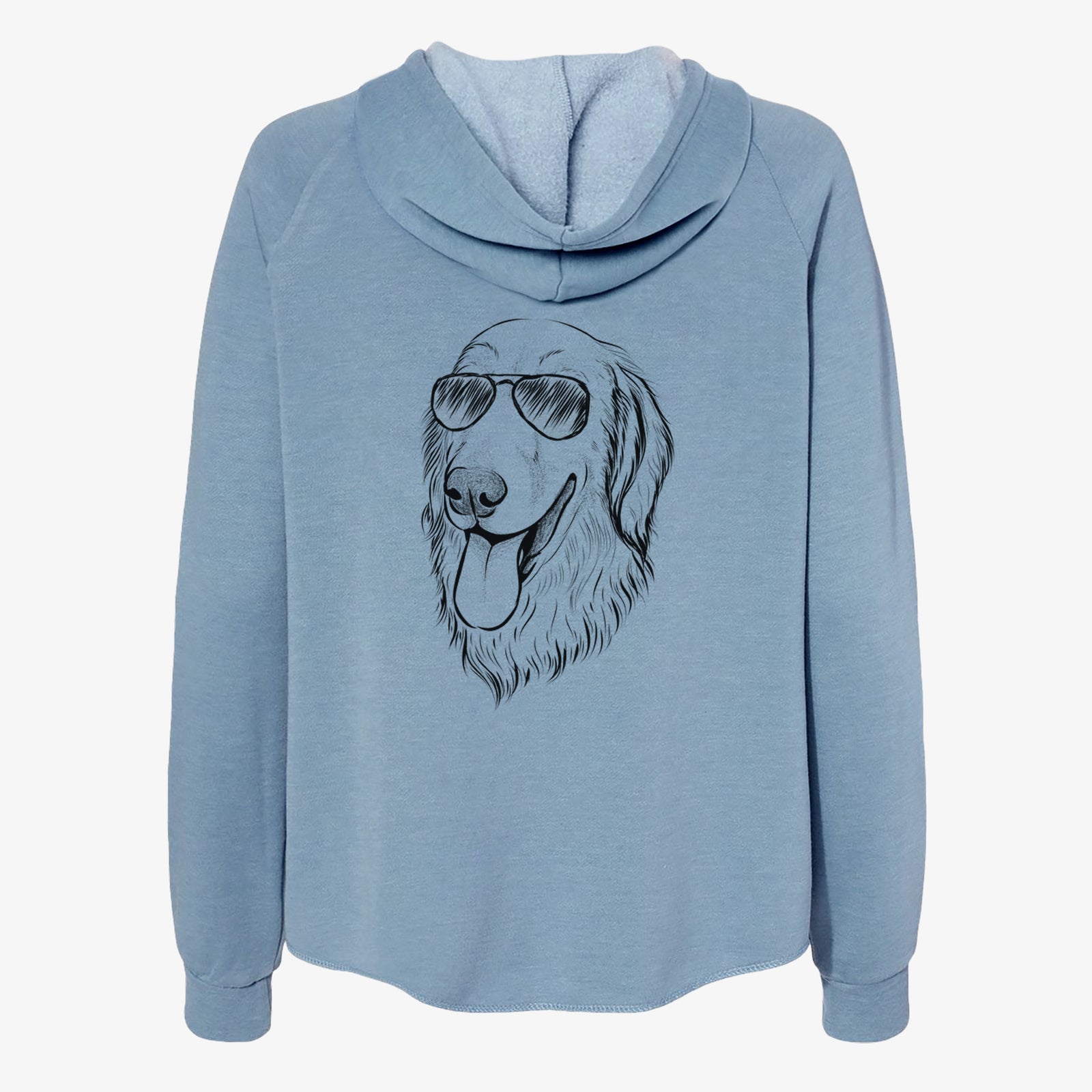 Bailey the Golden Retriever - Women's Cali Wave Zip-Up Sweatshirt