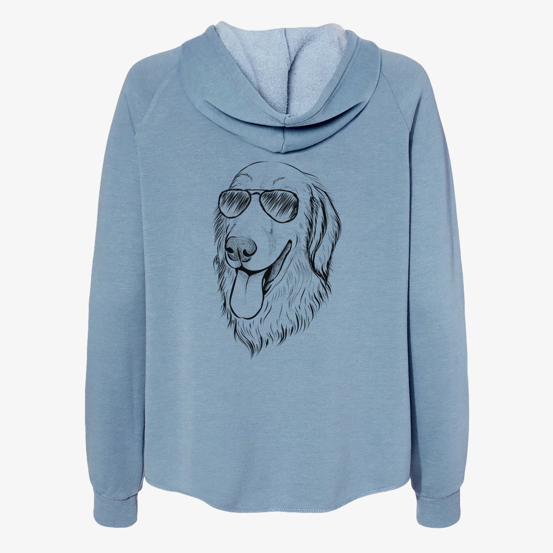 Bailey the Golden Retriever - Women's Cali Wave Zip-Up Sweatshirt