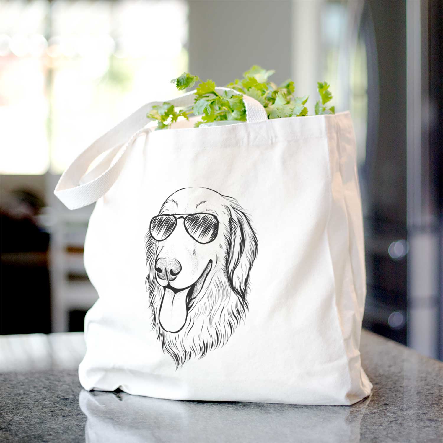 Bailey the Golden Retriever - Tote Bag