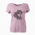 Aviator Bailey the Long Haired Dachshund - Women's V-neck Shirt