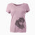 Aviator Bailey the Long Haired Dachshund - Women's V-neck Shirt