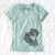 Aviator Bailey the Long Haired Dachshund - Women's V-neck Shirt